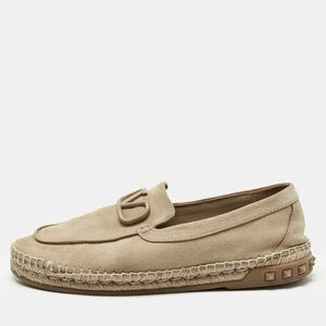 Valentino Beige Suede Leisure Flows Espadrilles Size 42